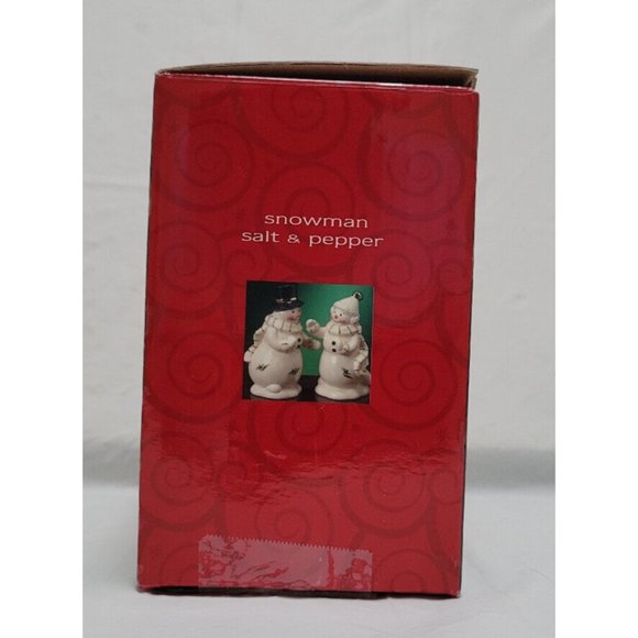 Home for the Holidays 2004 Snowman Couple Salt & Pepper Shaker Set #56005 - Picture 12 of 14